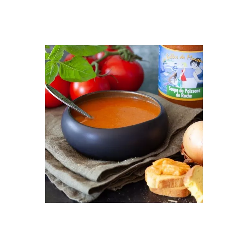BAC N°6 : Les soupes et potages (15/18) : Soupe de poissons de roche, soupa  de pei de Nissa