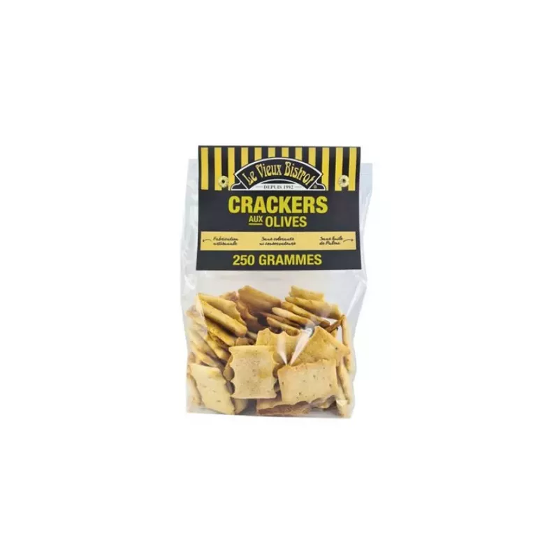 Crackers aux olives 250g